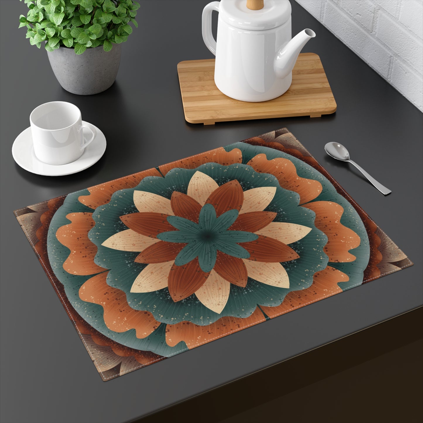 Placemat, Harvest Harmony Artwork by Anndria, Table Decor, Fall Dining, Kitchen Decor, Thanksgiving Gift, Harvest Festival
