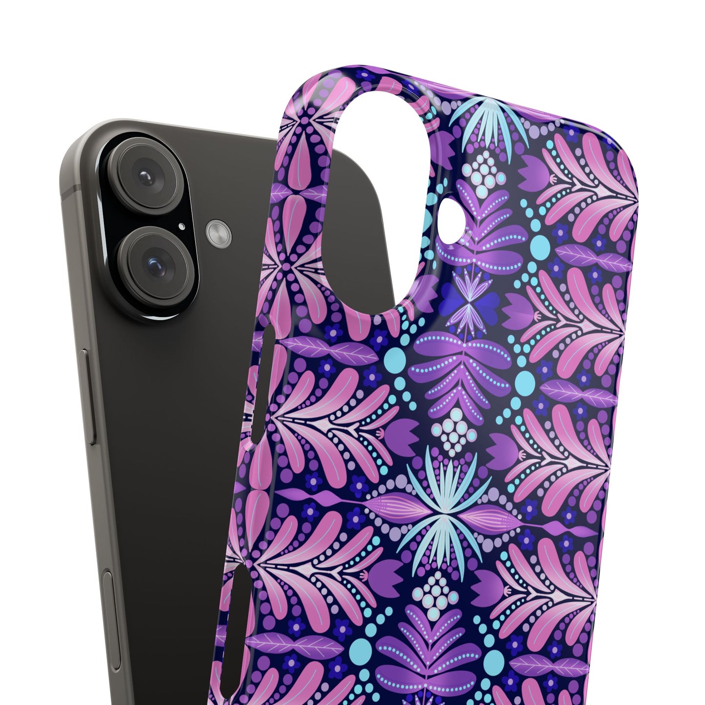Vibrant Floral Slim Phone Case - Stylish Protection for Your Device