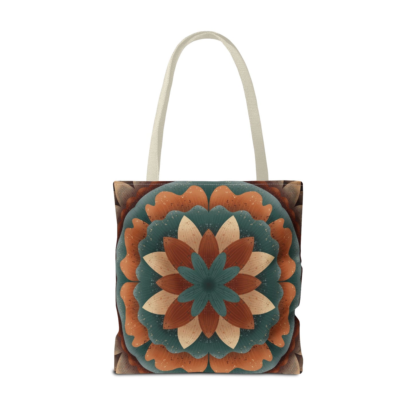 Harvest Harmony Mandala Tote Bag, Fall Vibes Market Bag, Boho Eco-Friendly Shopping Tote, Mandala Print Shoulder Bag, Hippie Reusable