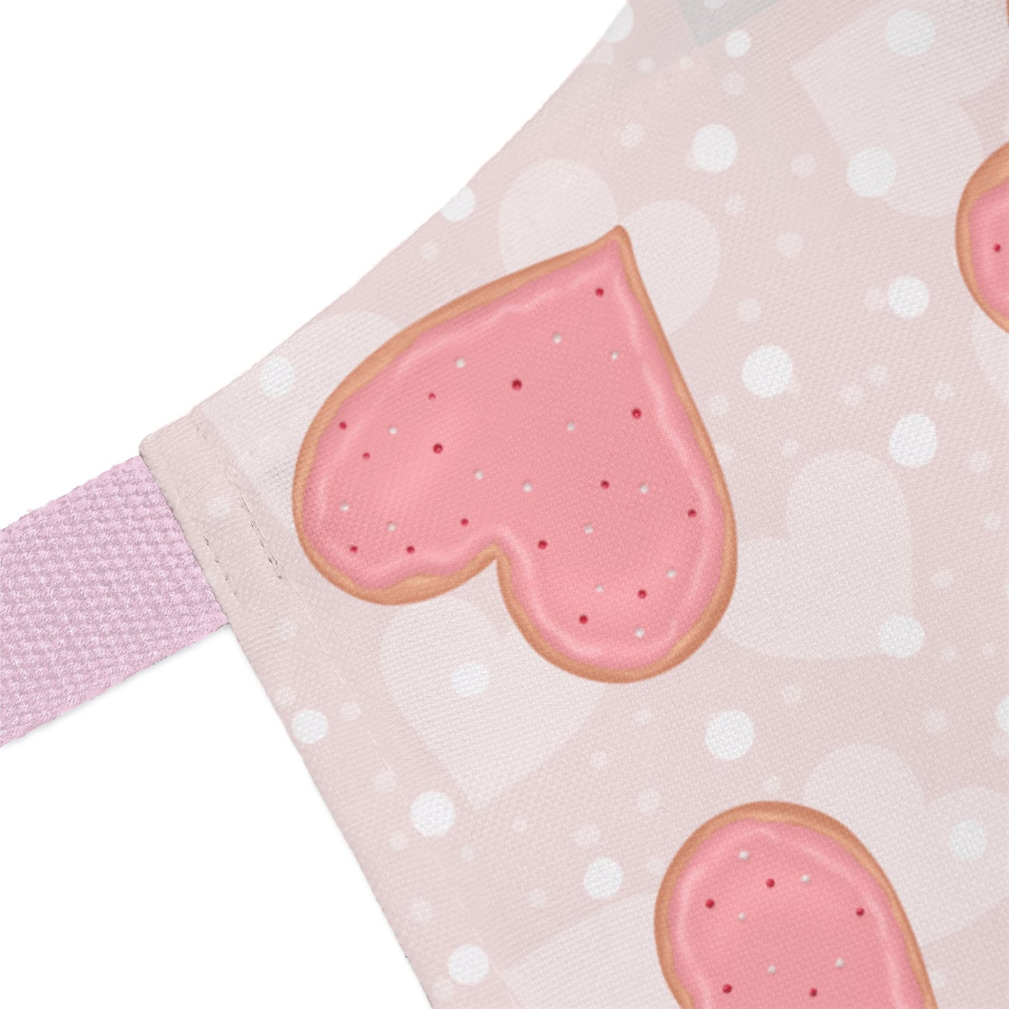 Apron, Heart Shaped Frosted Sugar Cookie Design