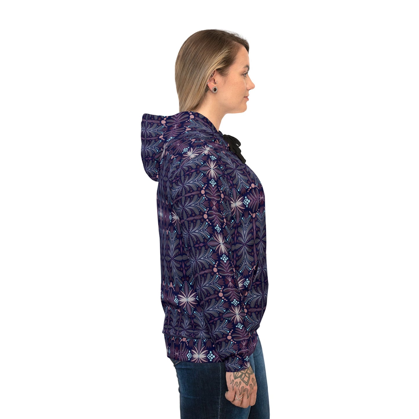 Vibrant Kaleidoscope Athletic Hoodie for Active Lifestyle