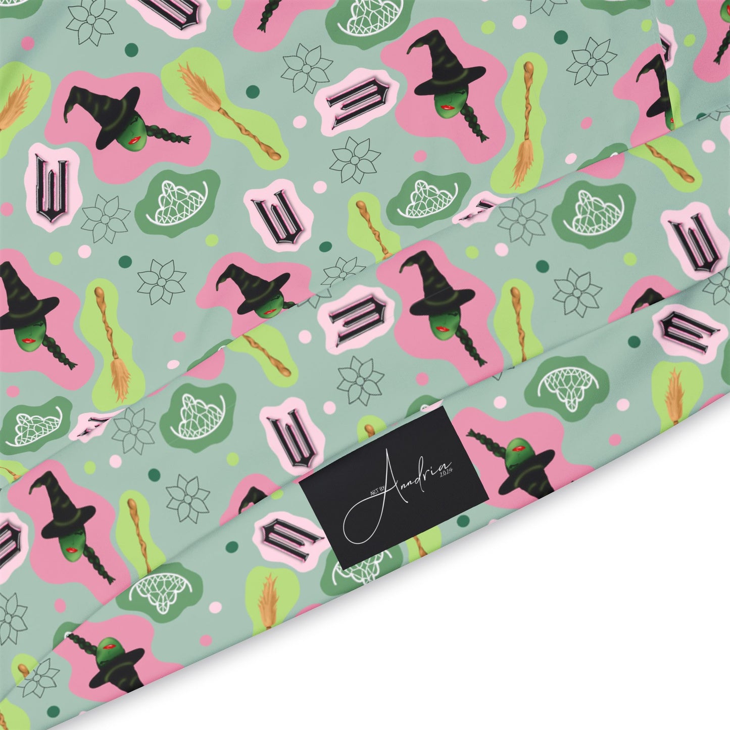 Wicked Athletic Hoodie with Anndria's Themed Pattern