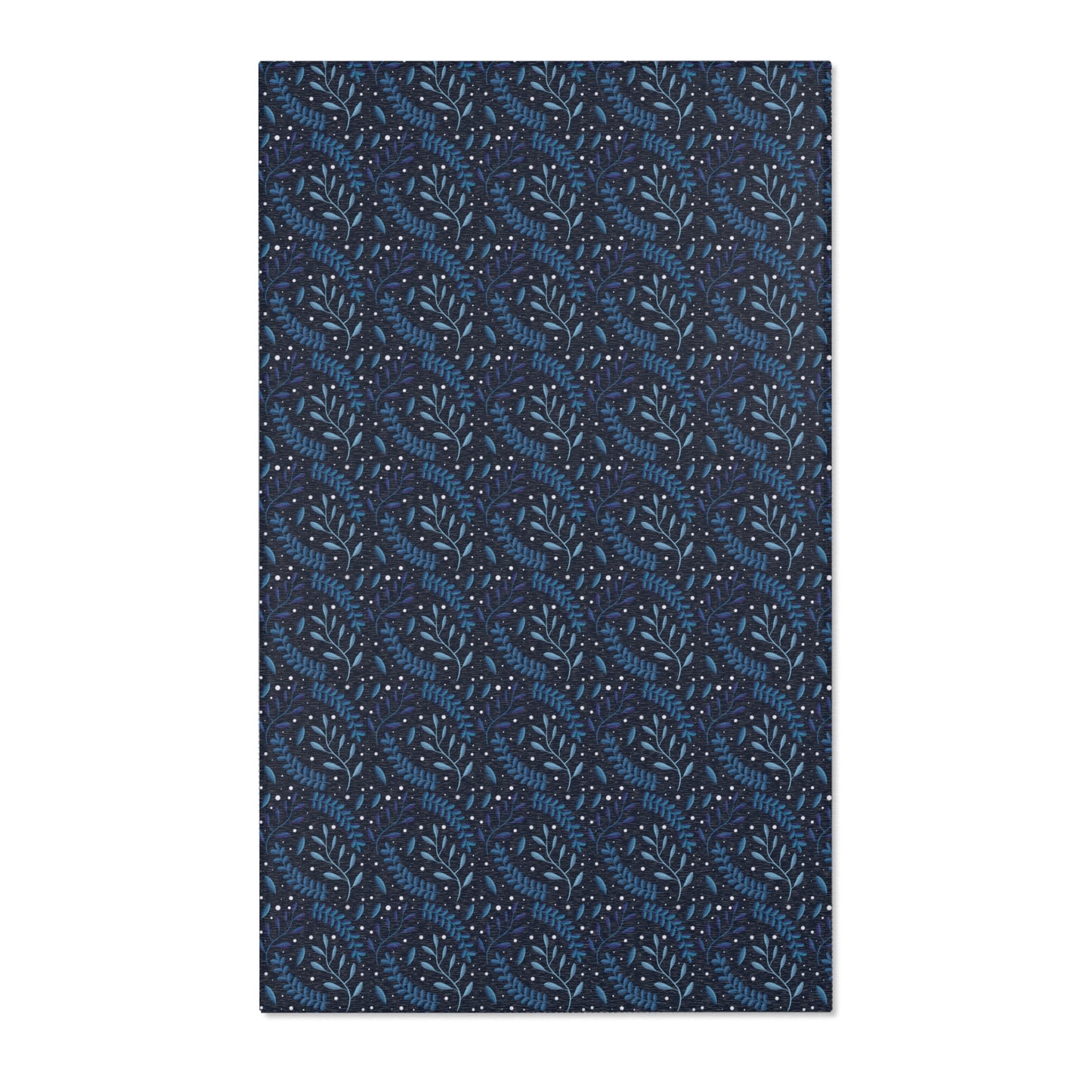 Area Rugs - Midnight Blue Forest Design by Anndria