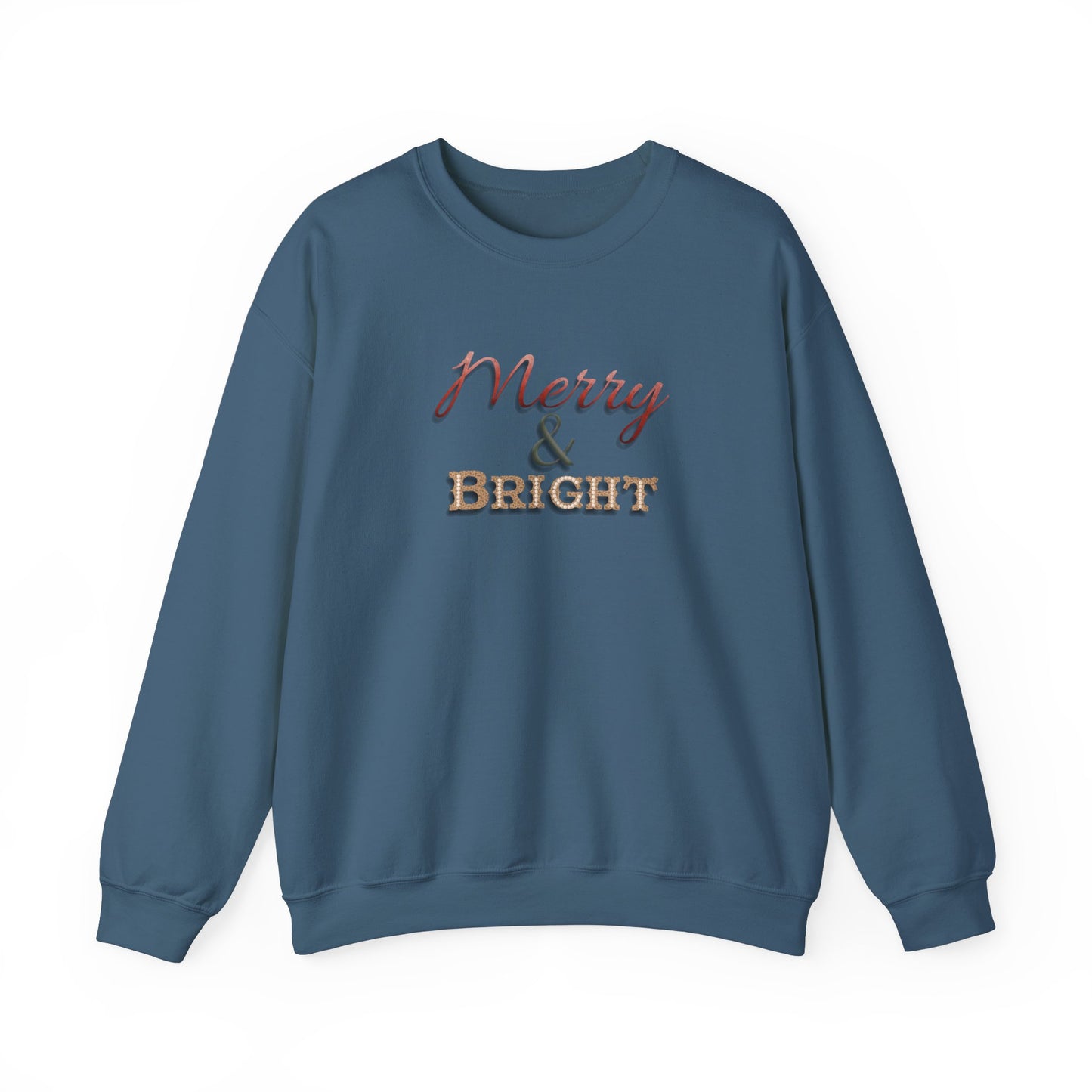 Merry & Bright Sweatshirt - Christmas Holiday