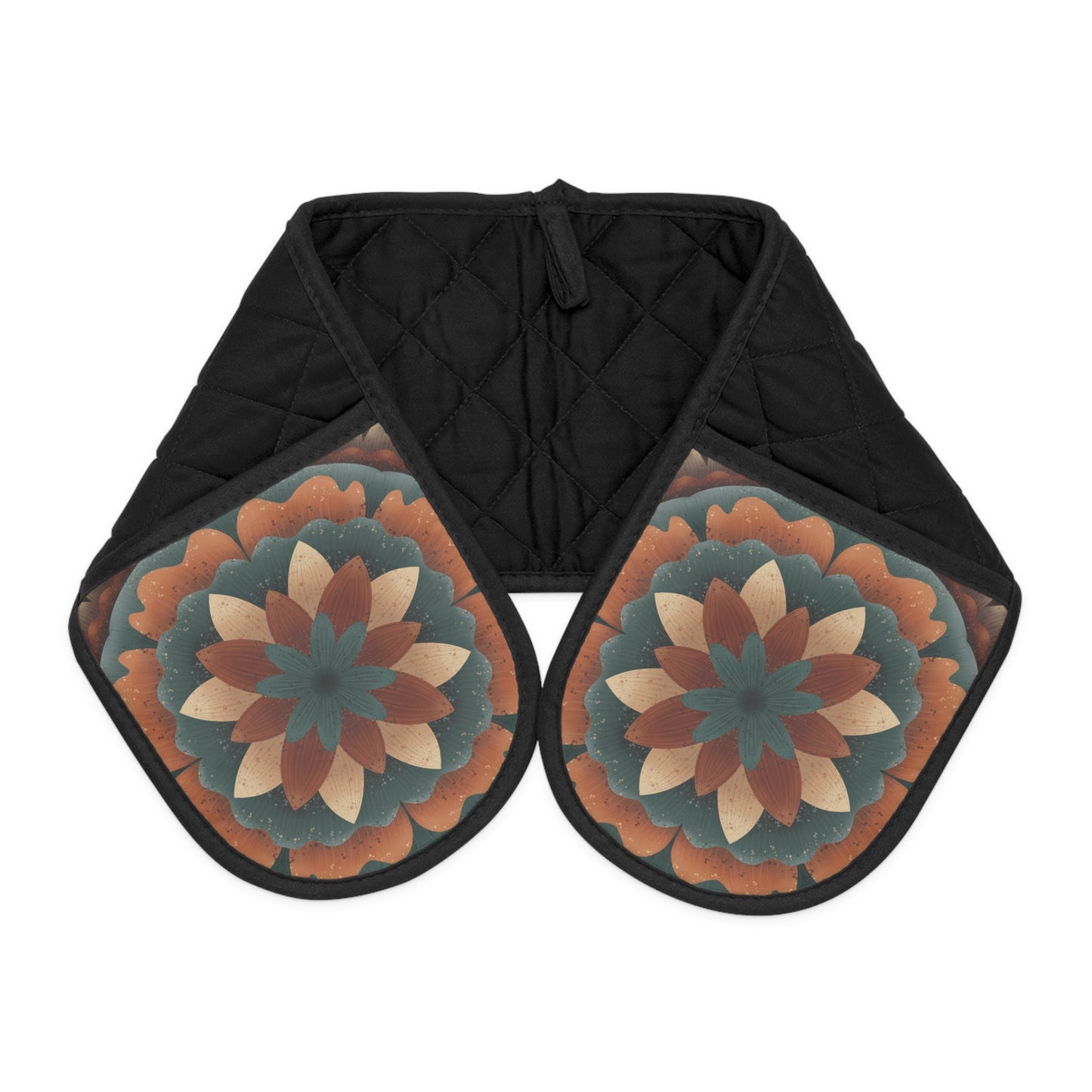 Harvest Harmony Oven Mitts | Heat-Resistant, Slip-Resistant Oven Mitts by Anndria | Custom Kitchen Accessory