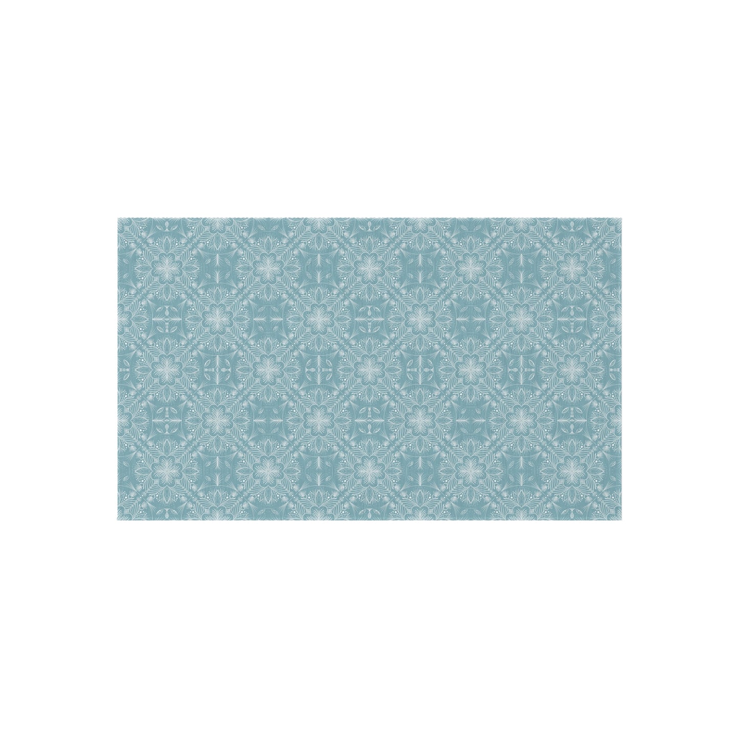 Elegant Outdoor Rug - Floral Pattern for Patio & Garden Decor