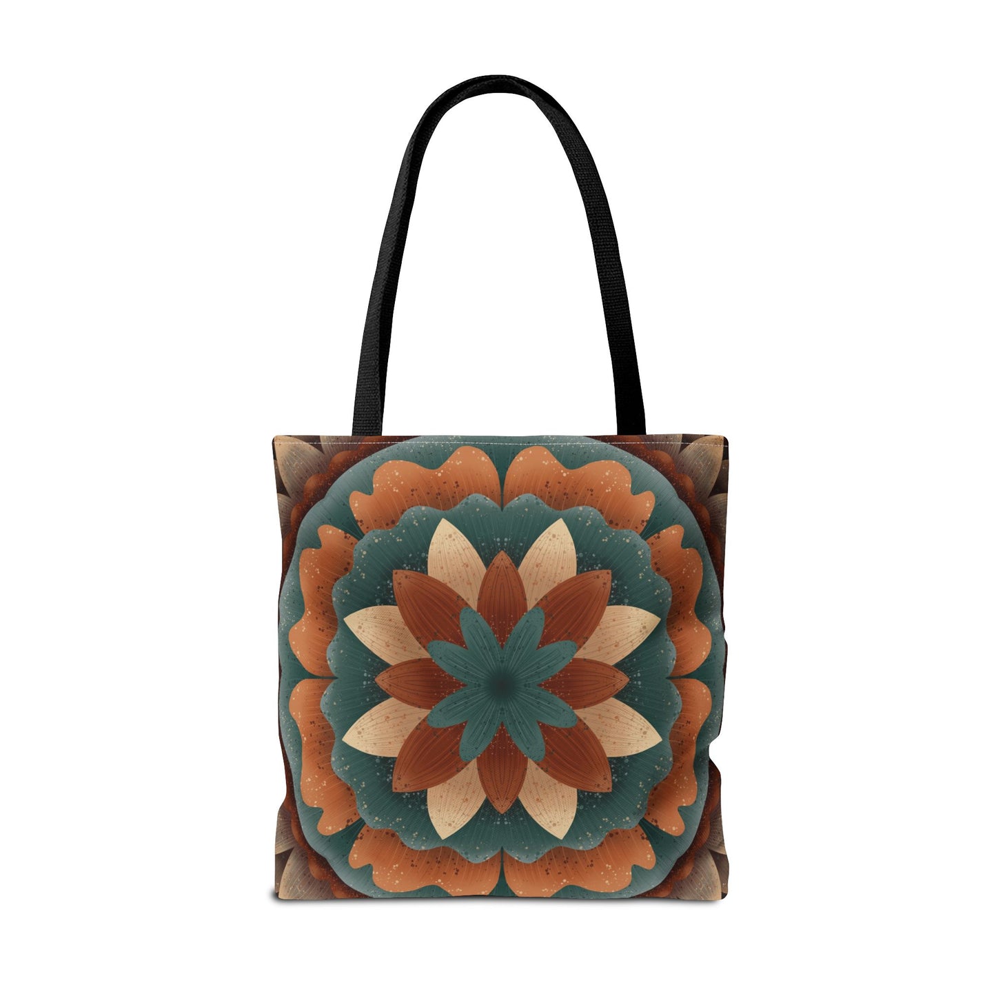 Harvest Harmony Mandala Tote Bag, Fall Vibes Market Bag, Boho Eco-Friendly Shopping Tote, Mandala Print Shoulder Bag, Hippie Reusable