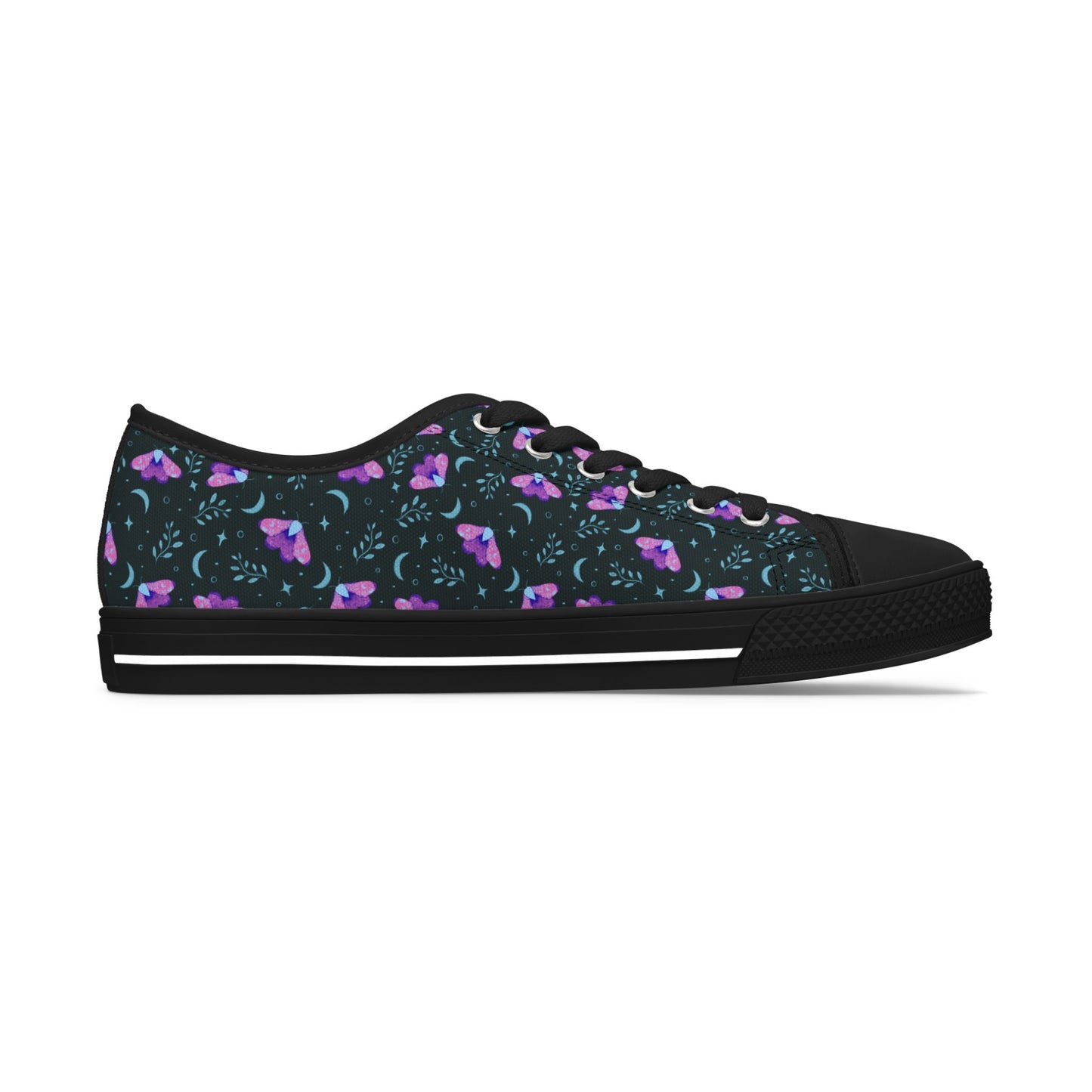 Sneakers Witchy Moth Vibrant Design by Anndria