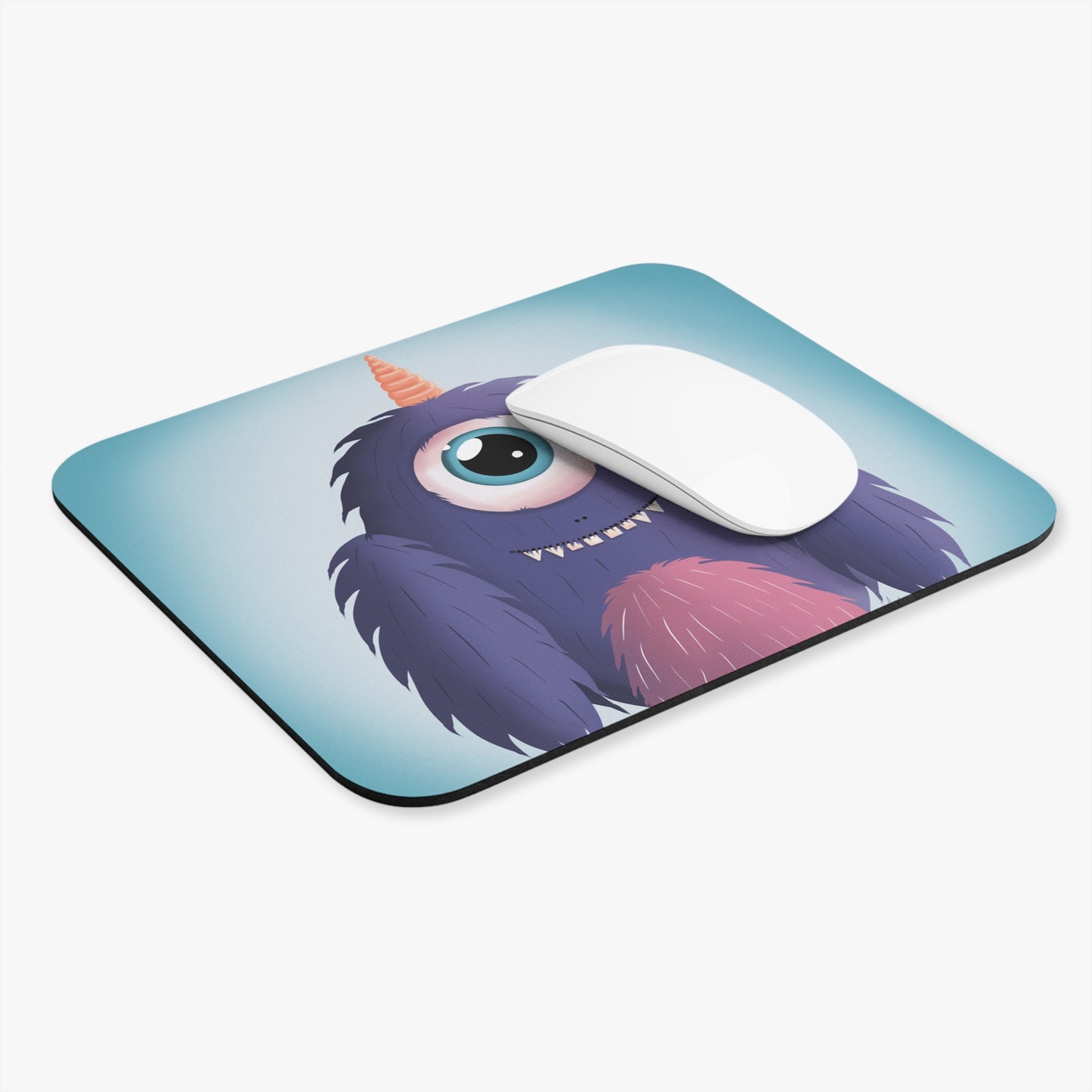 Cute Monster Mouse Pad - Fun Desk Accessory for Kids & Gamers