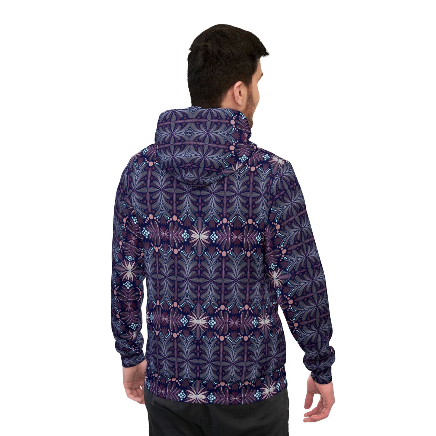 Vibrant Kaleidoscope Athletic Hoodie for Active Lifestyle