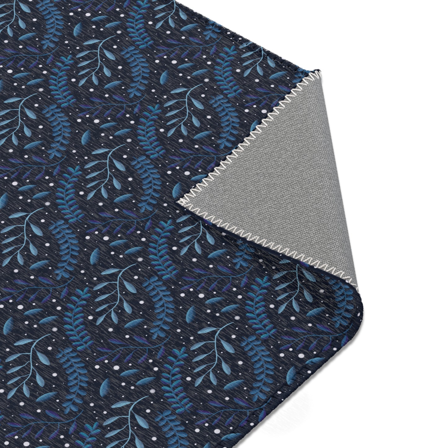 Area Rugs - Midnight Blue Forest Design by Anndria