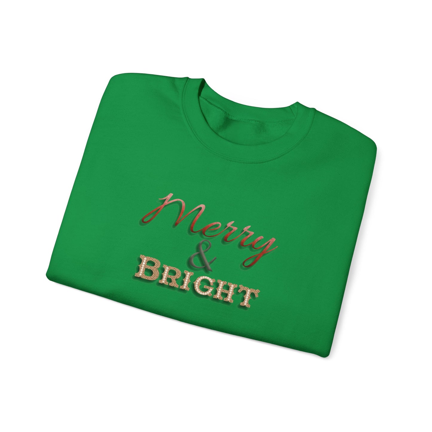 Merry & Bright Sweatshirt - Christmas Holiday