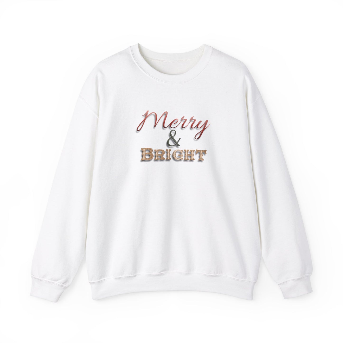 Merry & Bright Sweatshirt - Christmas Holiday