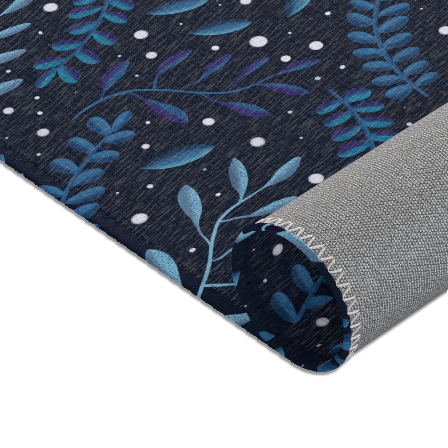 Area Rugs - Midnight Blue Forest Design by Anndria