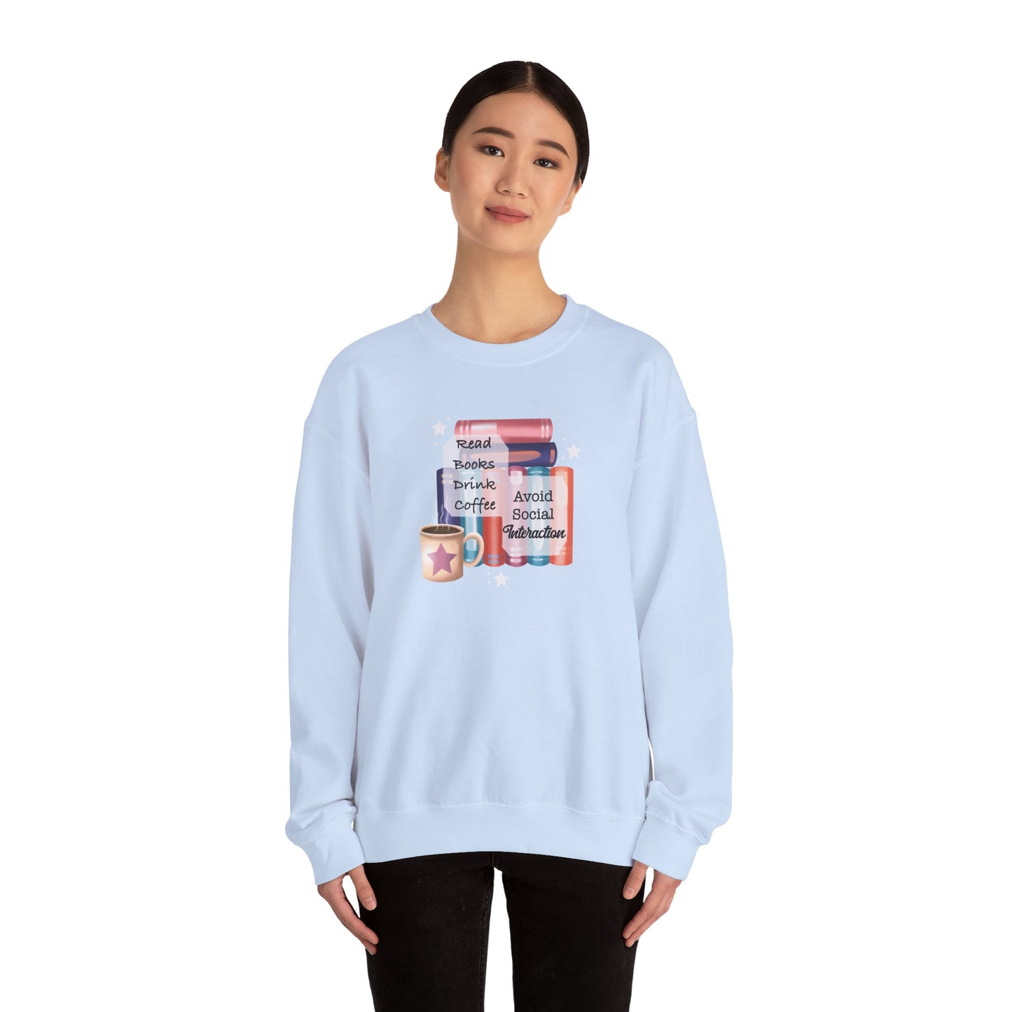 Bookworm Coffee Lover Unisex Sweatshirt