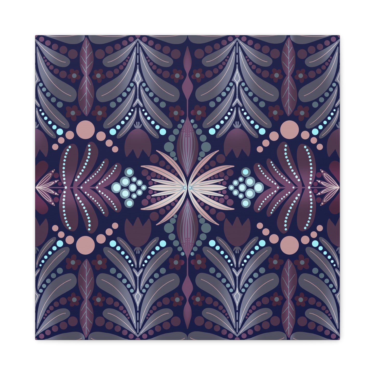 Floral Wall Art - Matte Canvas Print - Mystic Folklore