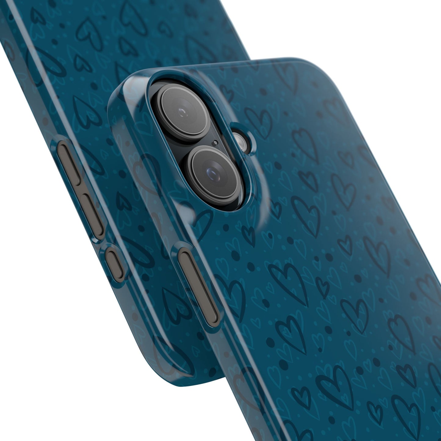 Heart Patterns Slim Phone Case - Stylish and Protective Mobile Cover
