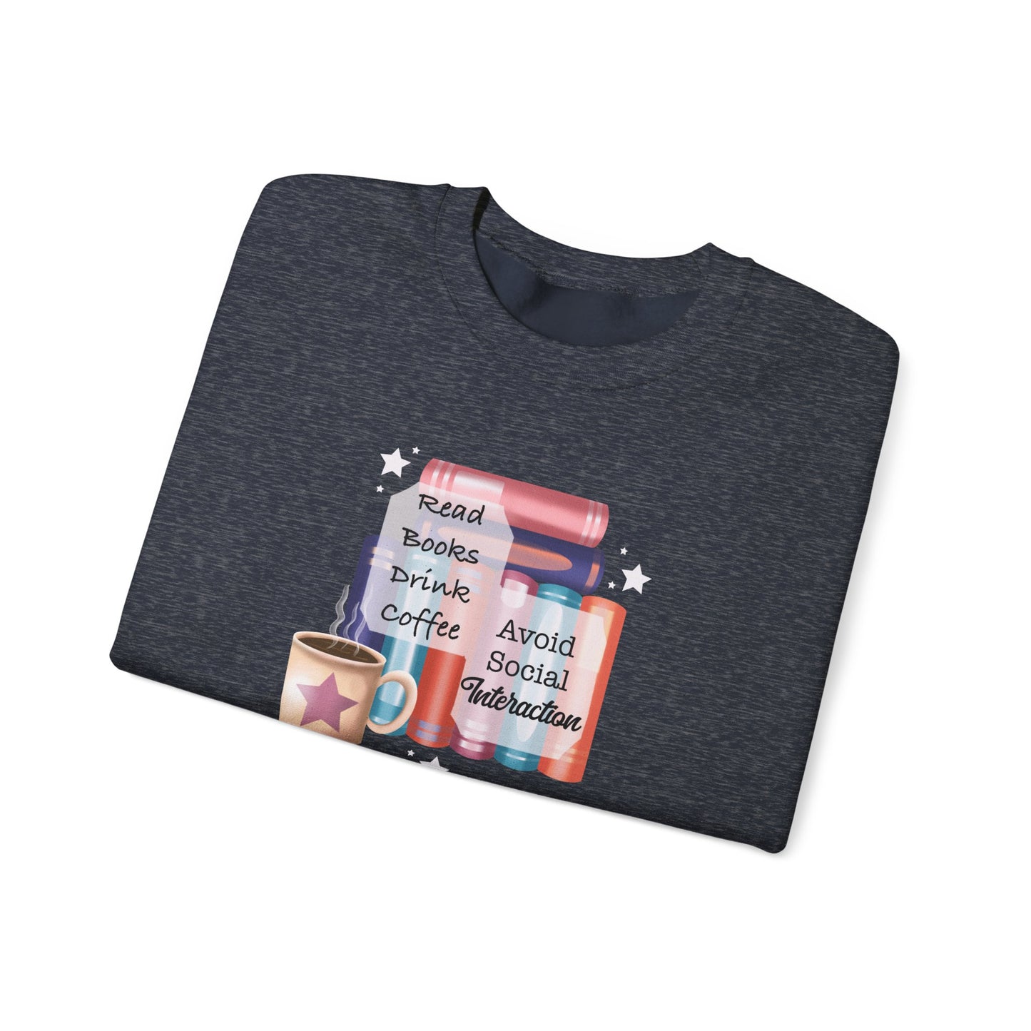 Bookworm Coffee Lover Unisex Sweatshirt
