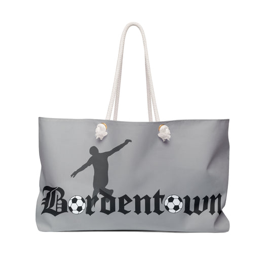 Soccer-Themed Weekender Bag | Bordentown Design | Perfect for Sports Fans & Travel