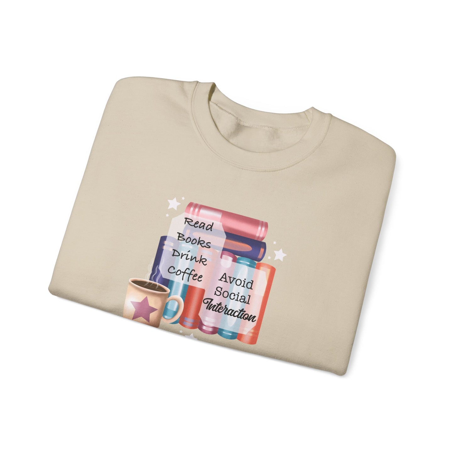 Bookworm Coffee Lover Unisex Sweatshirt