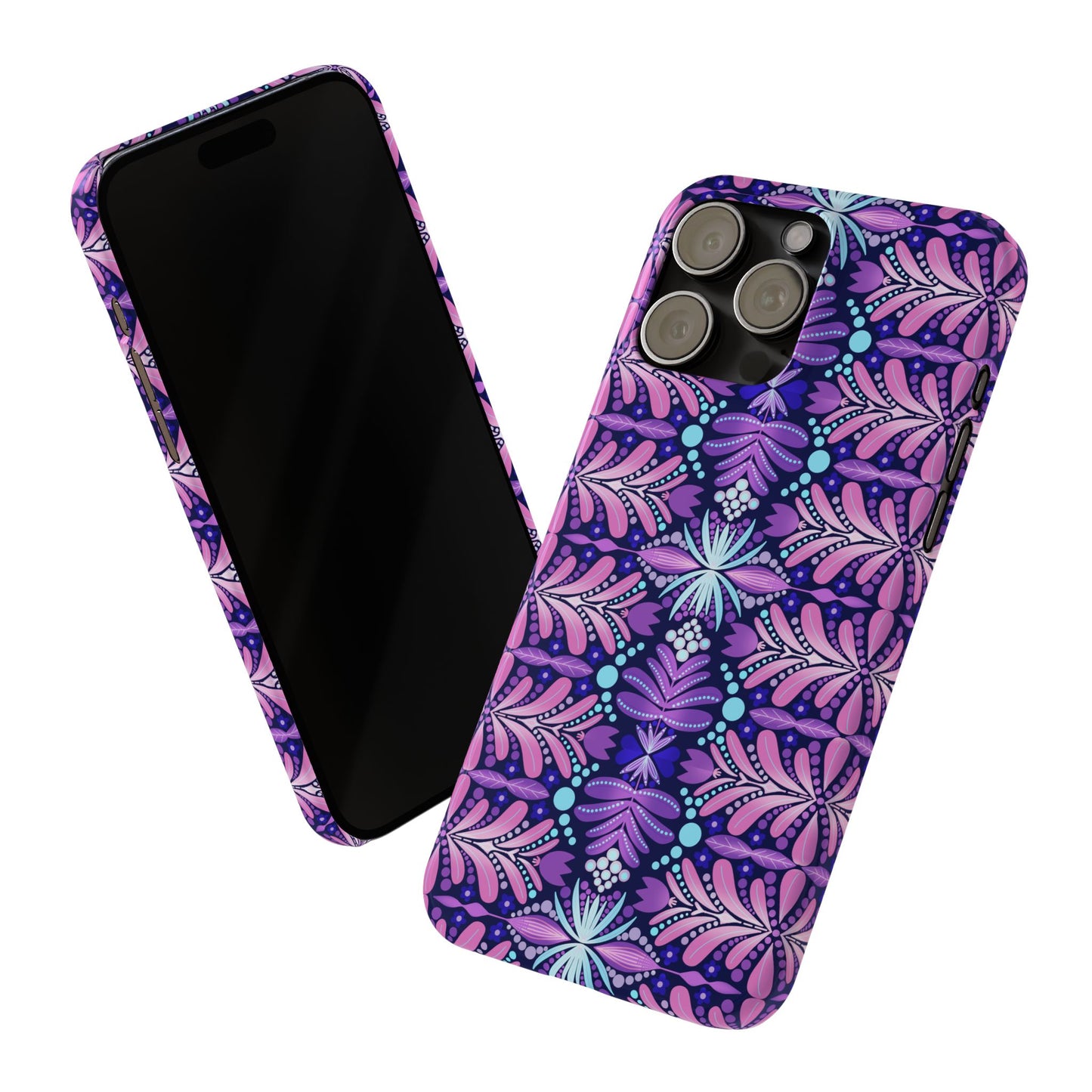 Vibrant Floral Slim Phone Case - Stylish Protection for Your Device