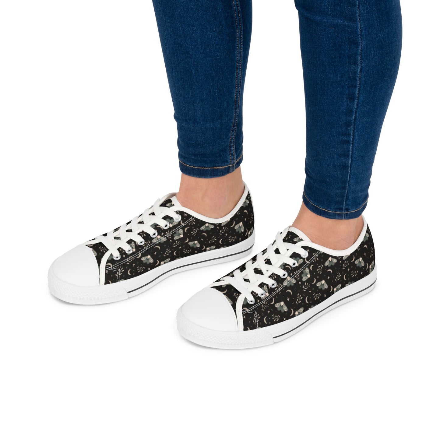 Sneakers Witchy Moth Design by Anndria