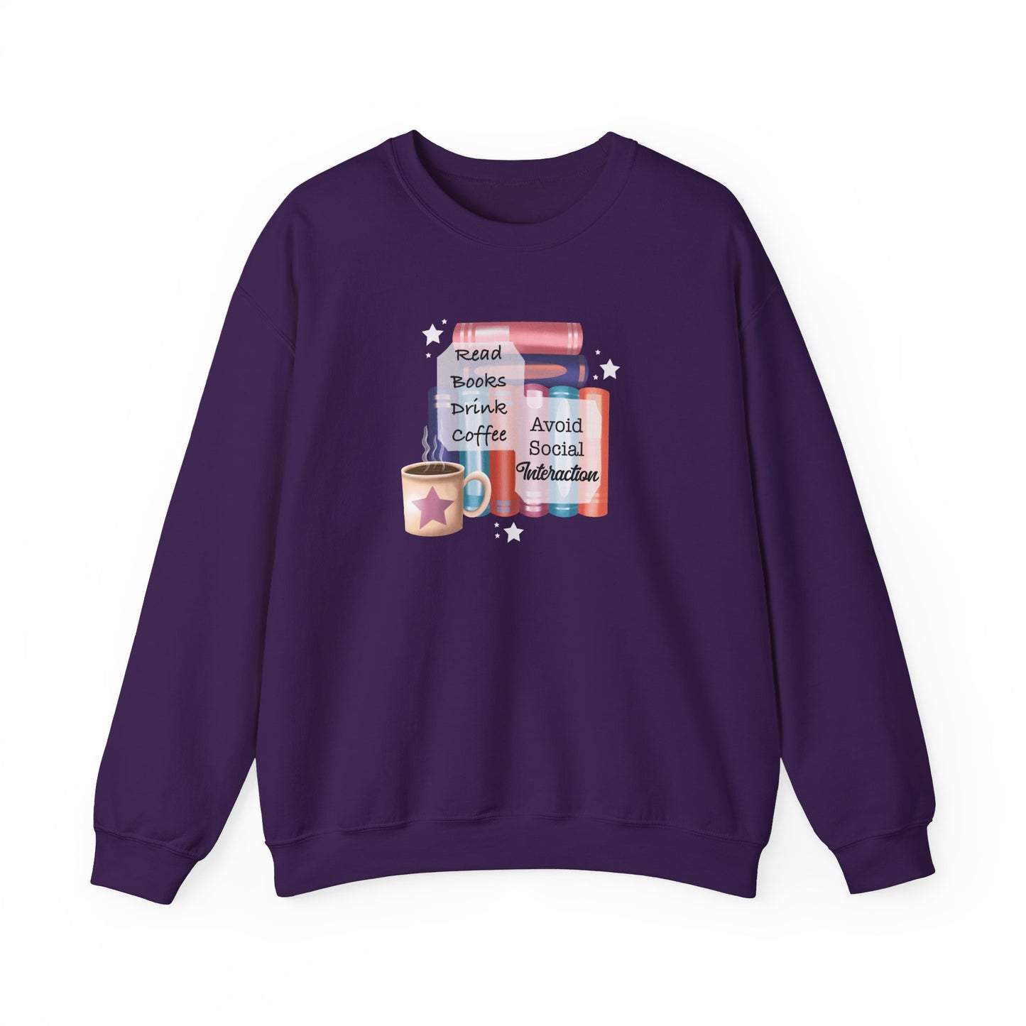 Bookworm Coffee Lover Unisex Sweatshirt
