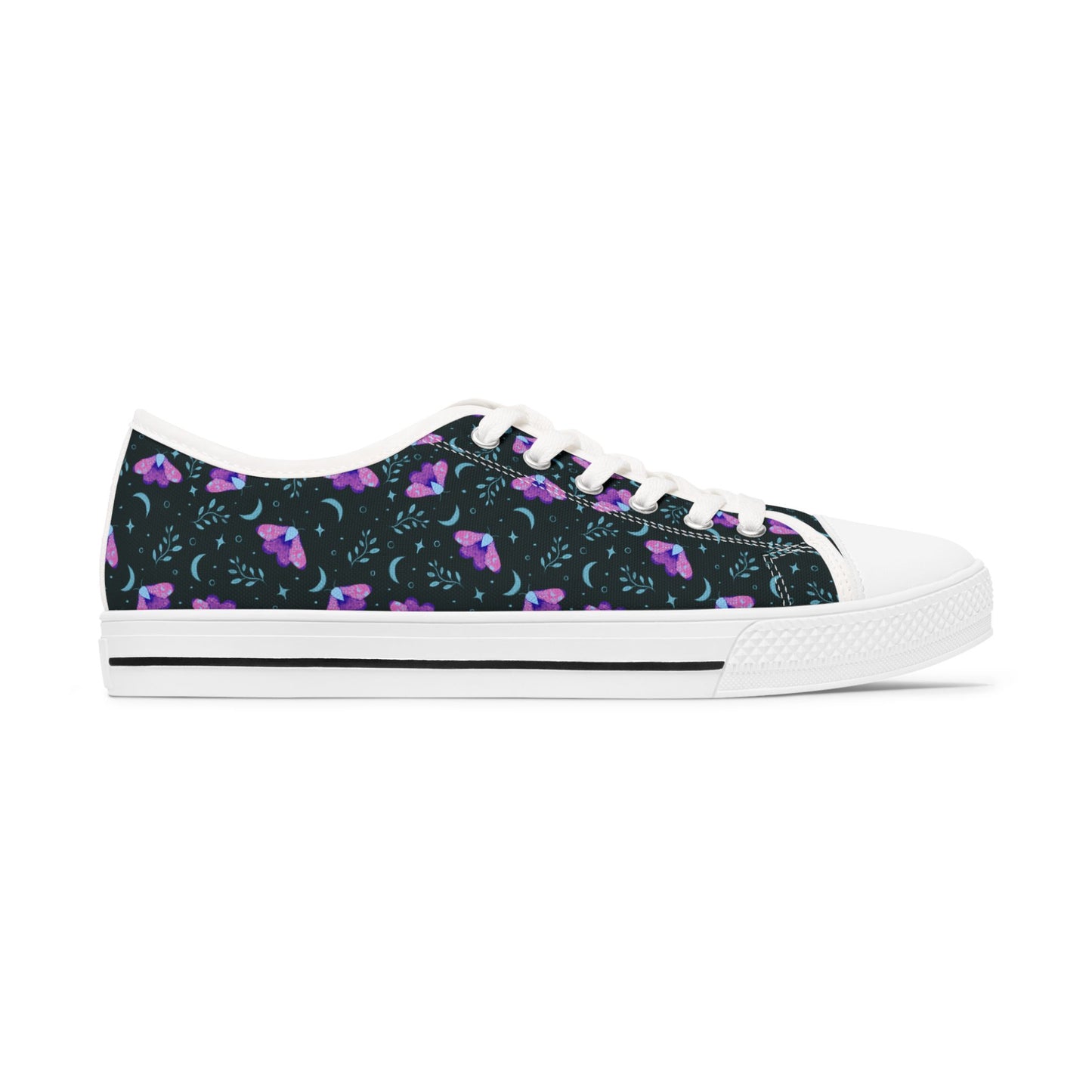 Sneakers Witchy Moth Vibrant Design by Anndria