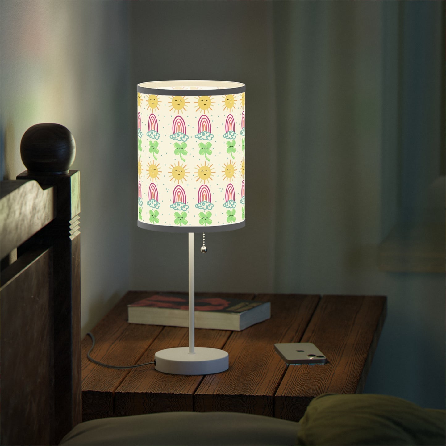 Sunshine Dreams Nursery Table Lamp for Kids on a Stand, US|CA plug