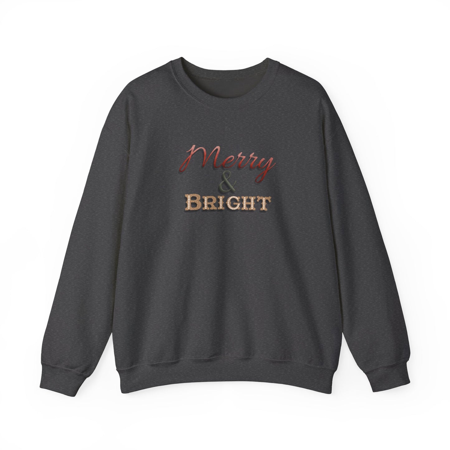 Merry & Bright Sweatshirt - Christmas Holiday