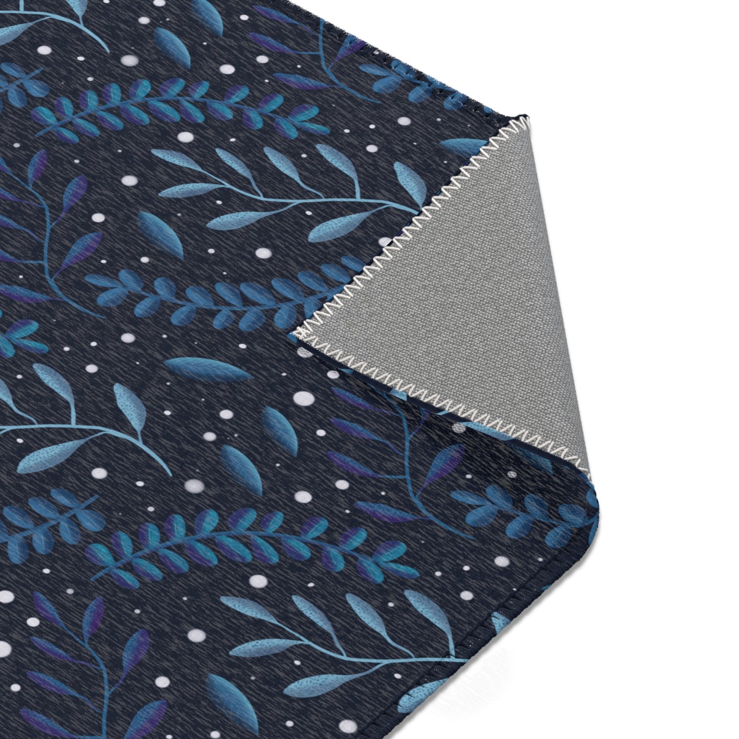 Area Rugs - Midnight Blue Forest Design by Anndria