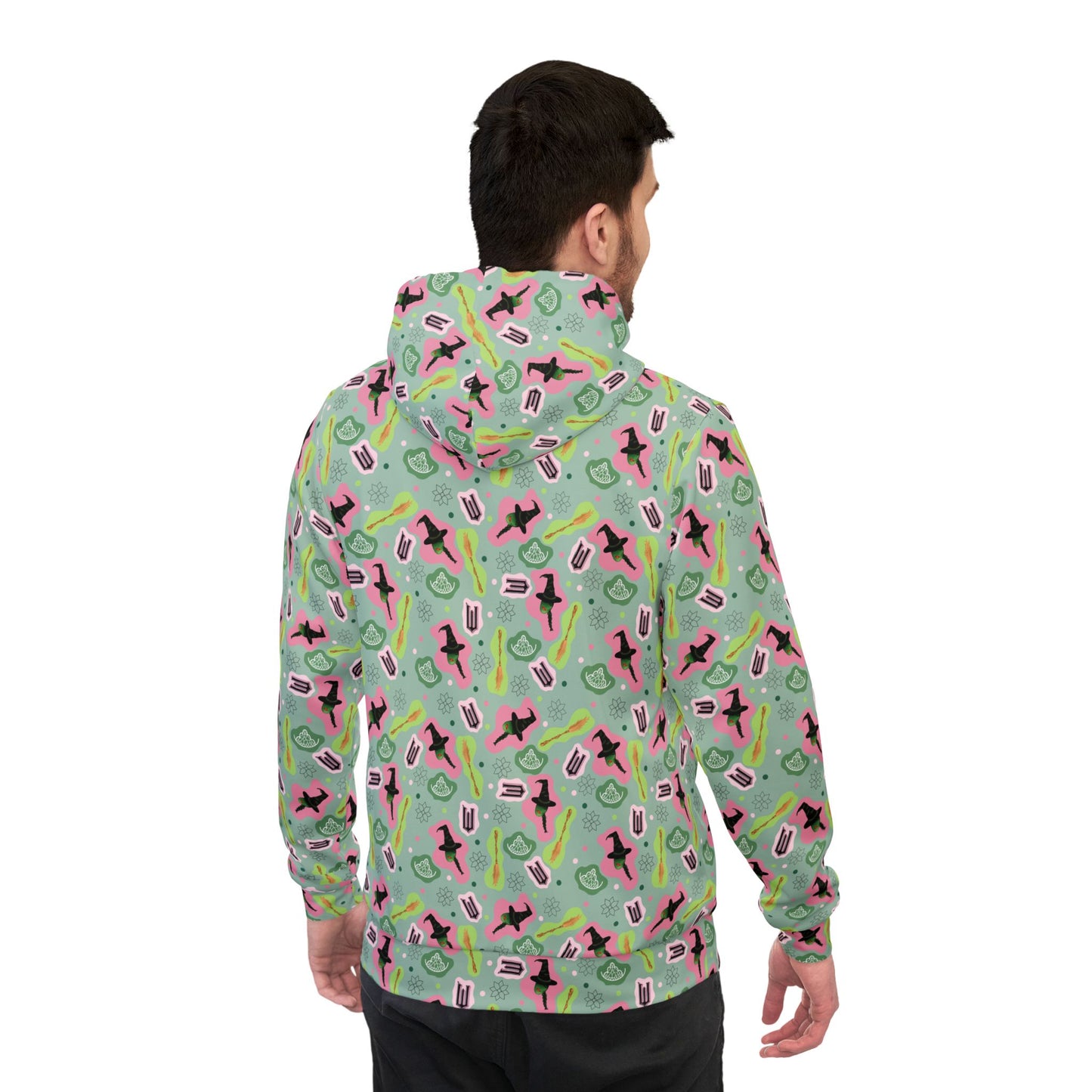Wicked Athletic Hoodie with Anndria's Themed Pattern