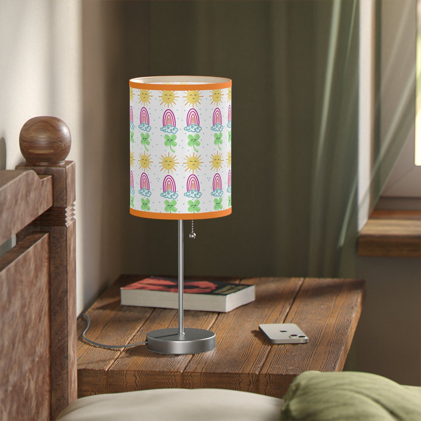 Sunshine Dreams Nursery Table Lamp for Kids on a Stand, US|CA plug