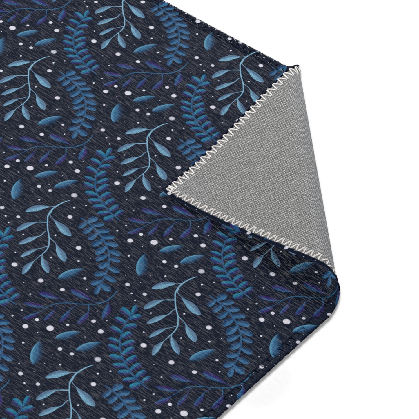 Area Rugs - Midnight Blue Forest Design by Anndria