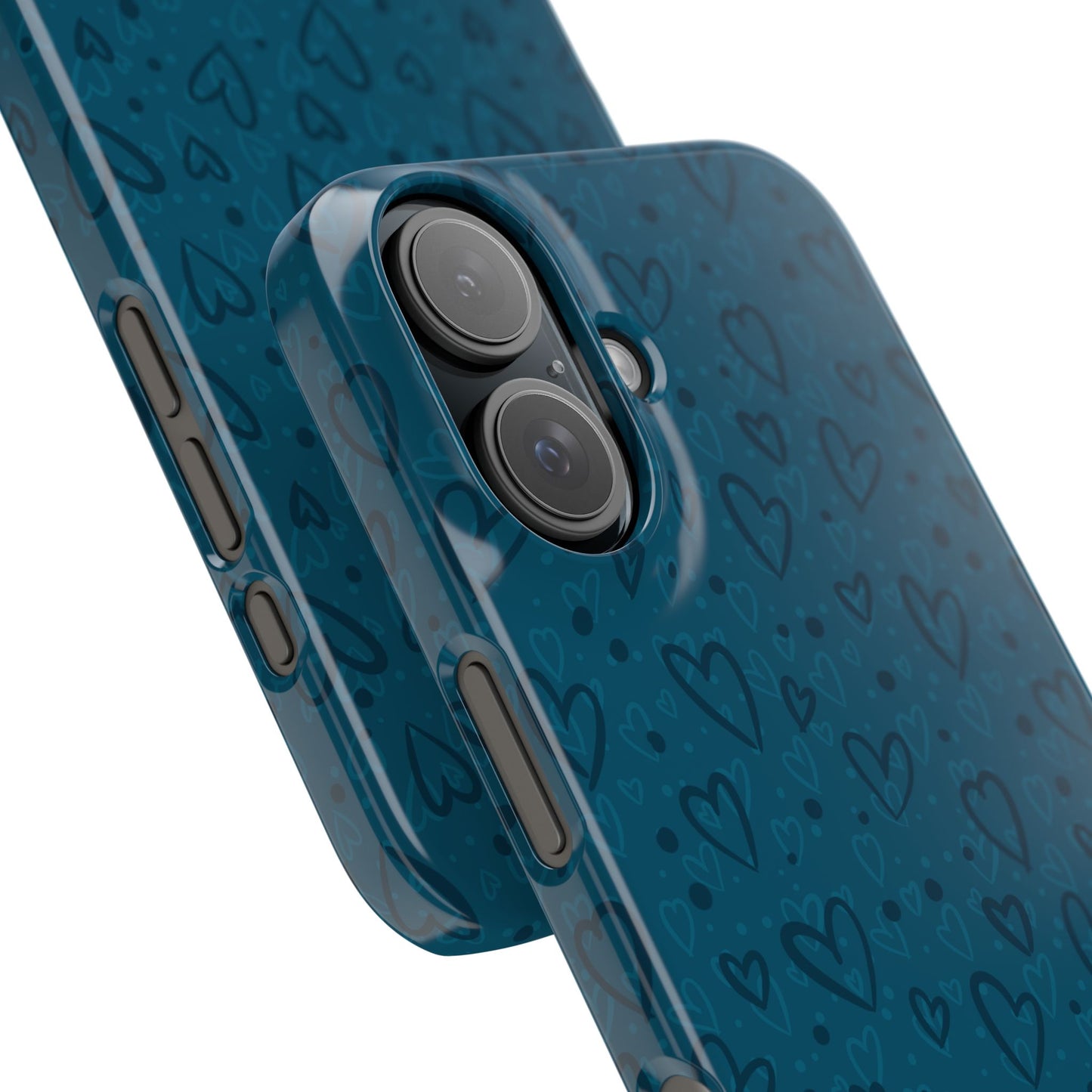 Heart Patterns Slim Phone Case - Stylish and Protective Mobile Cover