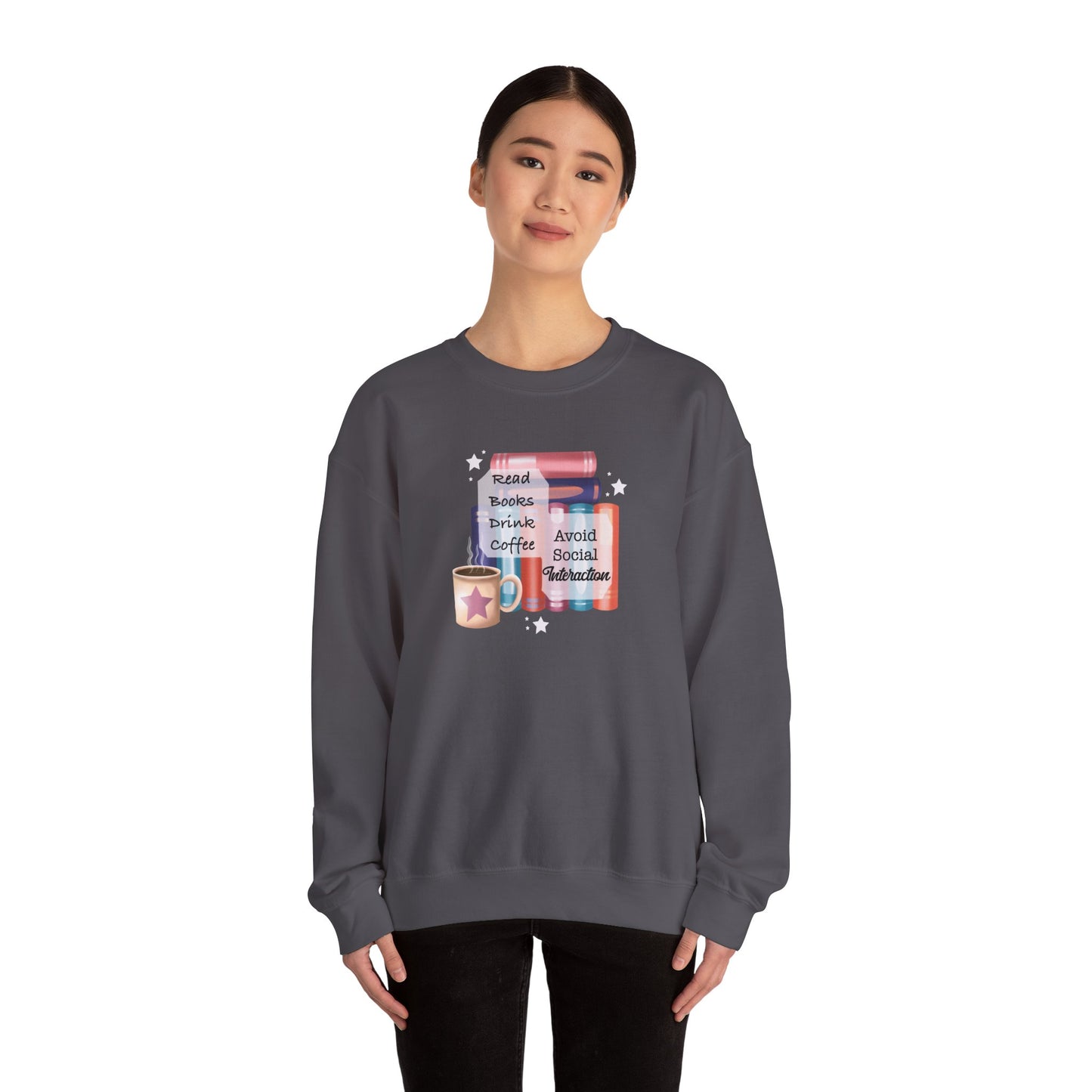 Bookworm Coffee Lover Unisex Sweatshirt
