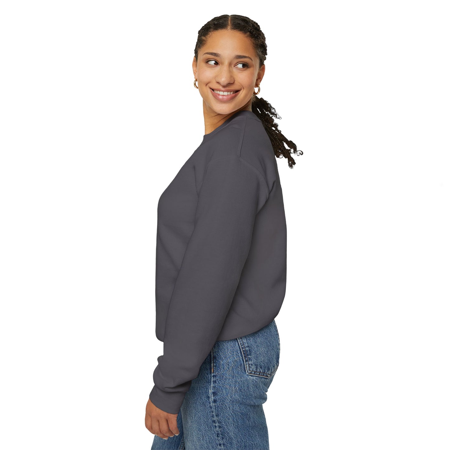Moose Hot Chocolate Crewneck Sweatshirt by Anndria