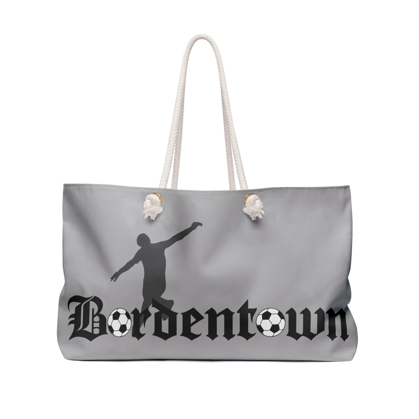 Soccer-Themed Weekender Bag | Bordentown Design | Perfect for Sports Fans & Travel