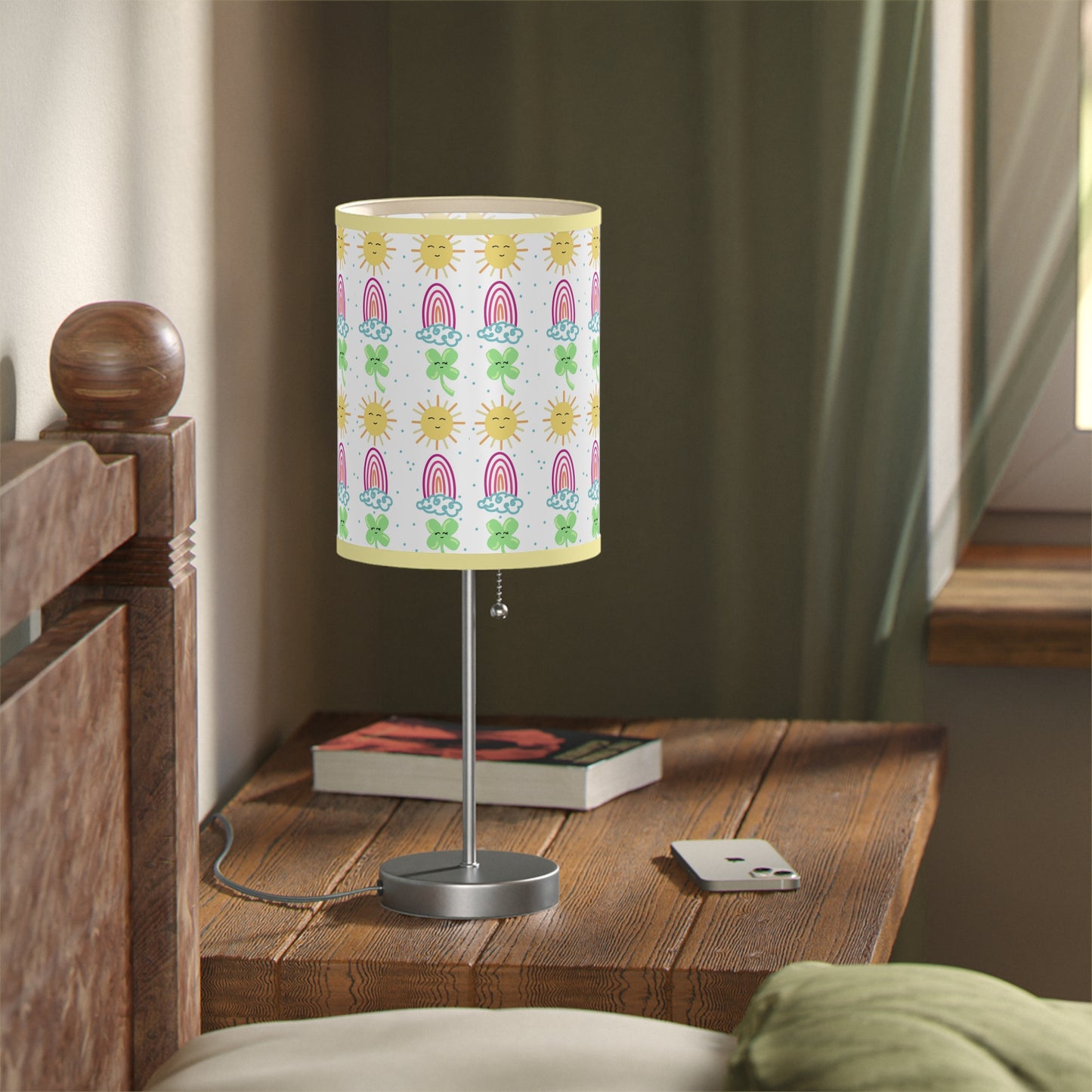 Sunshine Dreams Nursery Table Lamp for Kids on a Stand, US|CA plug