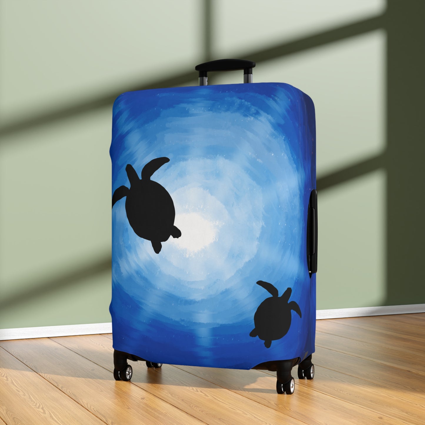 Ocean Turtle Luggage Cover - Travel in Style with Colorful Protection