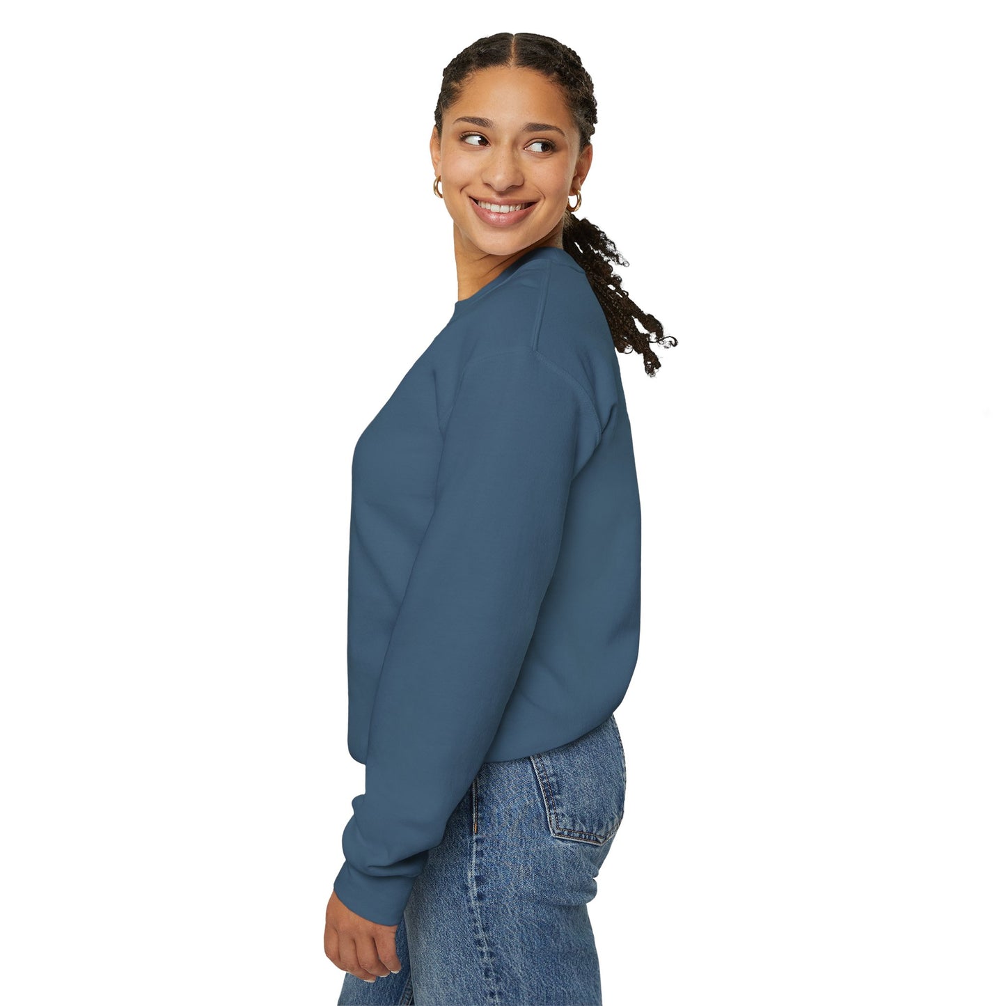 Moose Hot Chocolate Crewneck Sweatshirt by Anndria