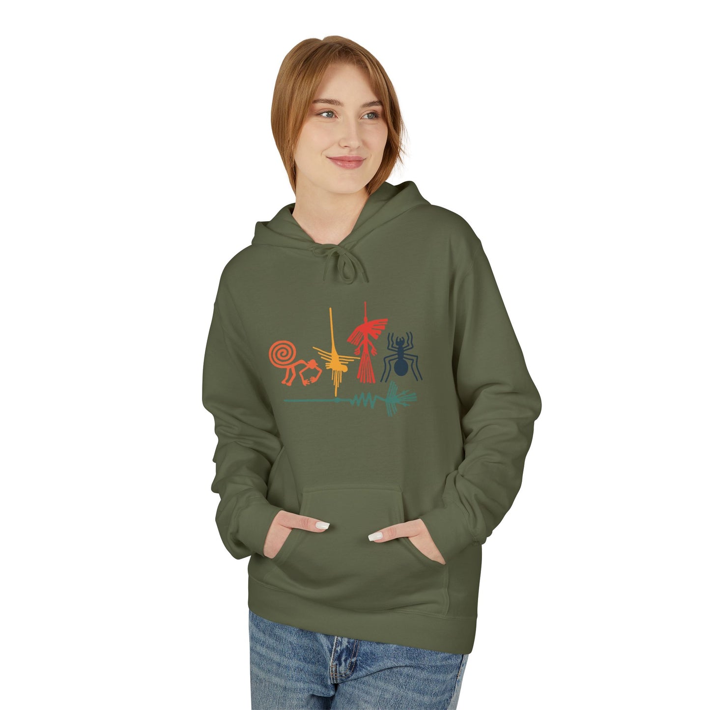 Hoodie - Nazca Lines: The Great Geoglyphs of Peru Design