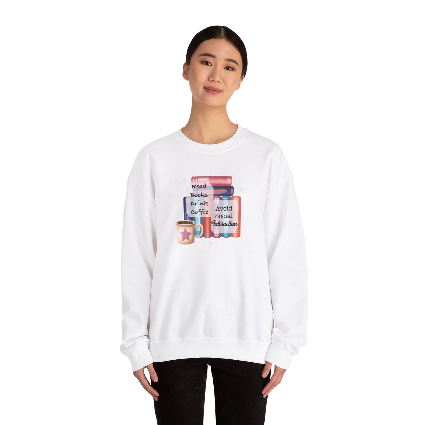 Bookworm Coffee Lover Unisex Sweatshirt