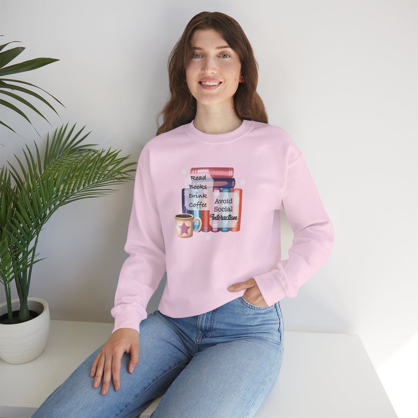 Bookworm Coffee Lover Unisex Sweatshirt