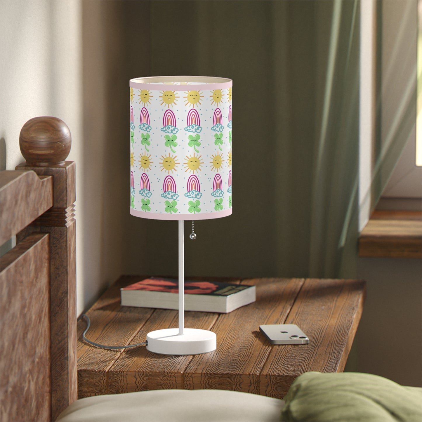 Sunshine Dreams Nursery Table Lamp for Kids on a Stand, US|CA plug