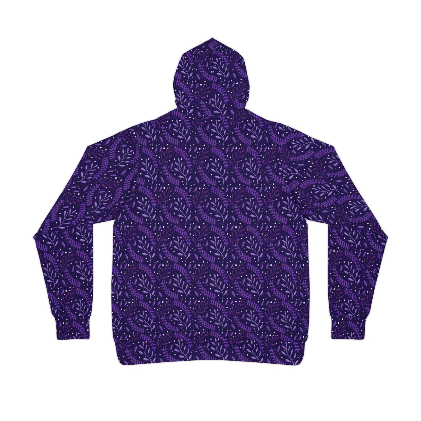 Cosmic Purple Forest 2 Athletic Hoodie by Anndria