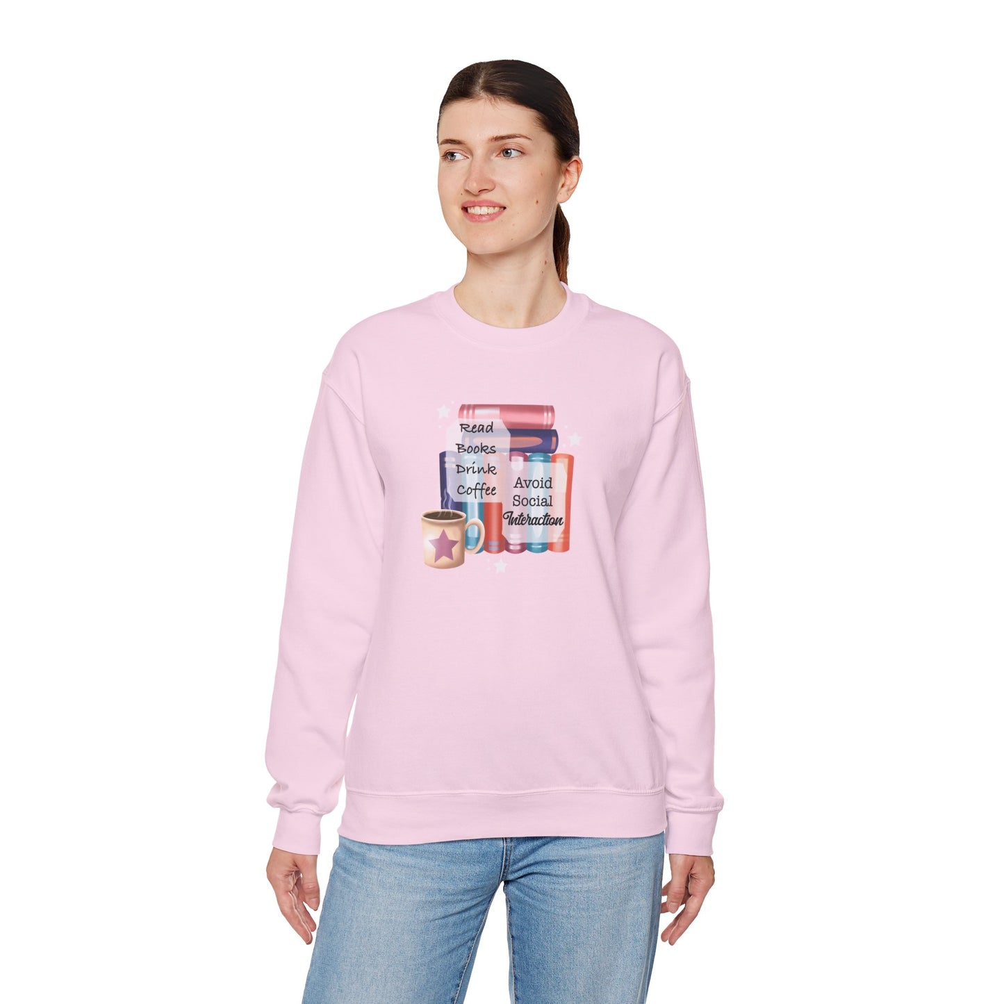 Bookworm Coffee Lover Unisex Sweatshirt
