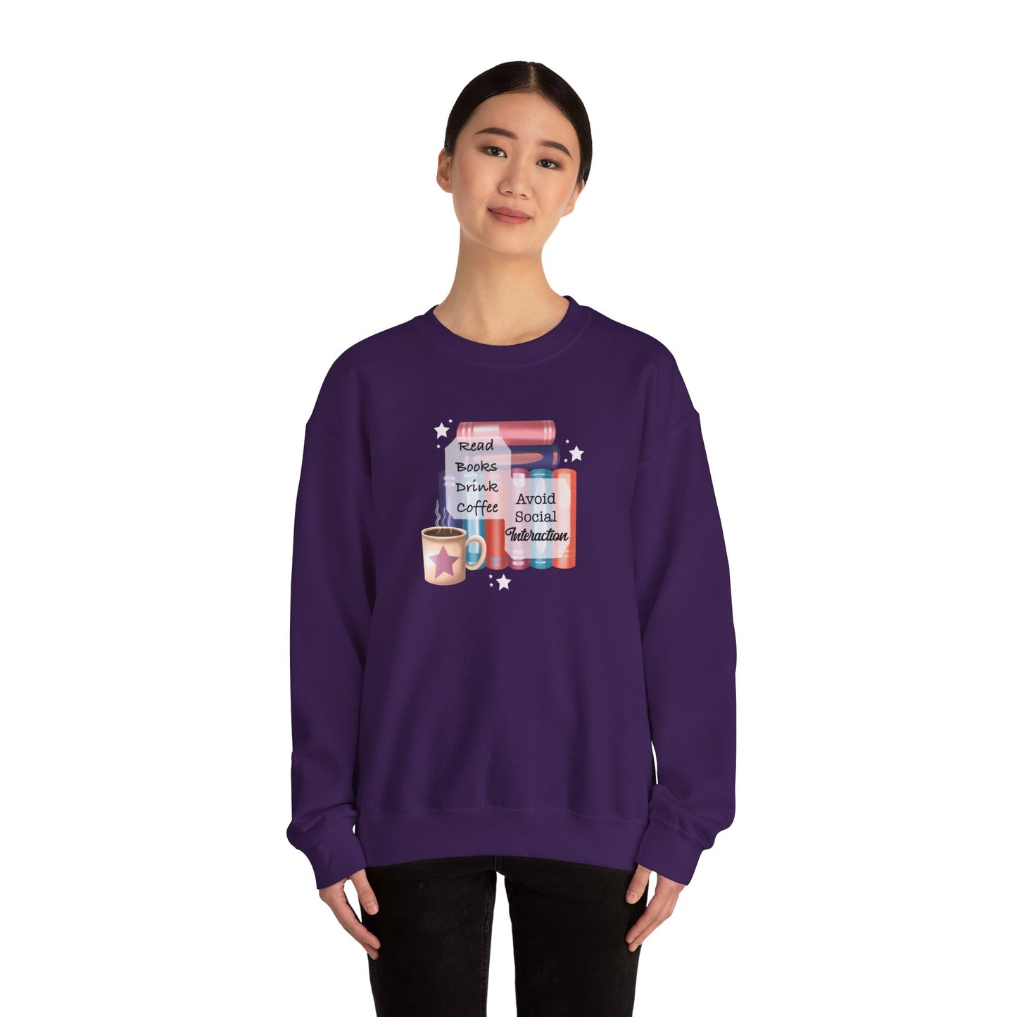 Bookworm Coffee Lover Unisex Sweatshirt
