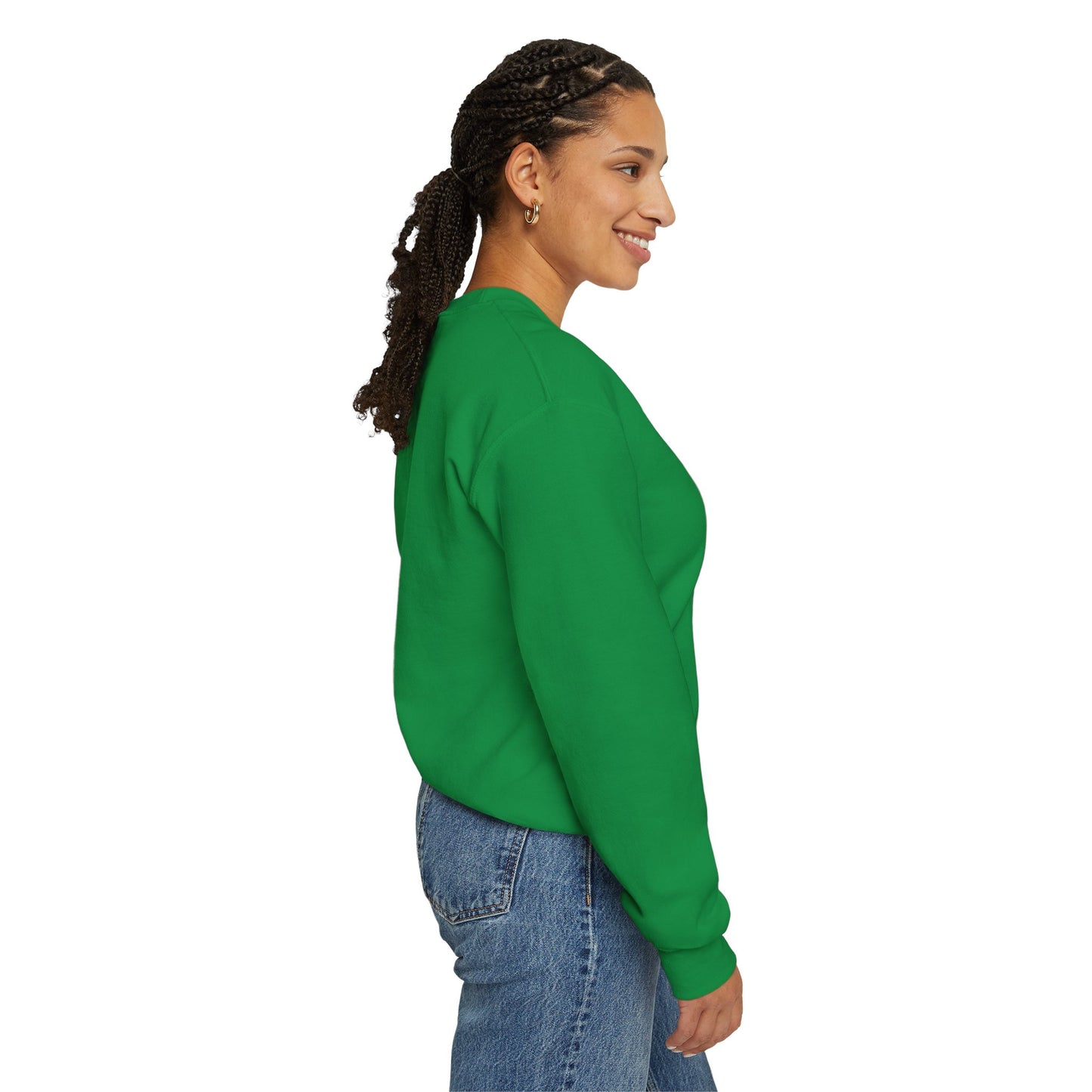 Merry Christmas with Snow and Holly - Unisex Sweatshirt