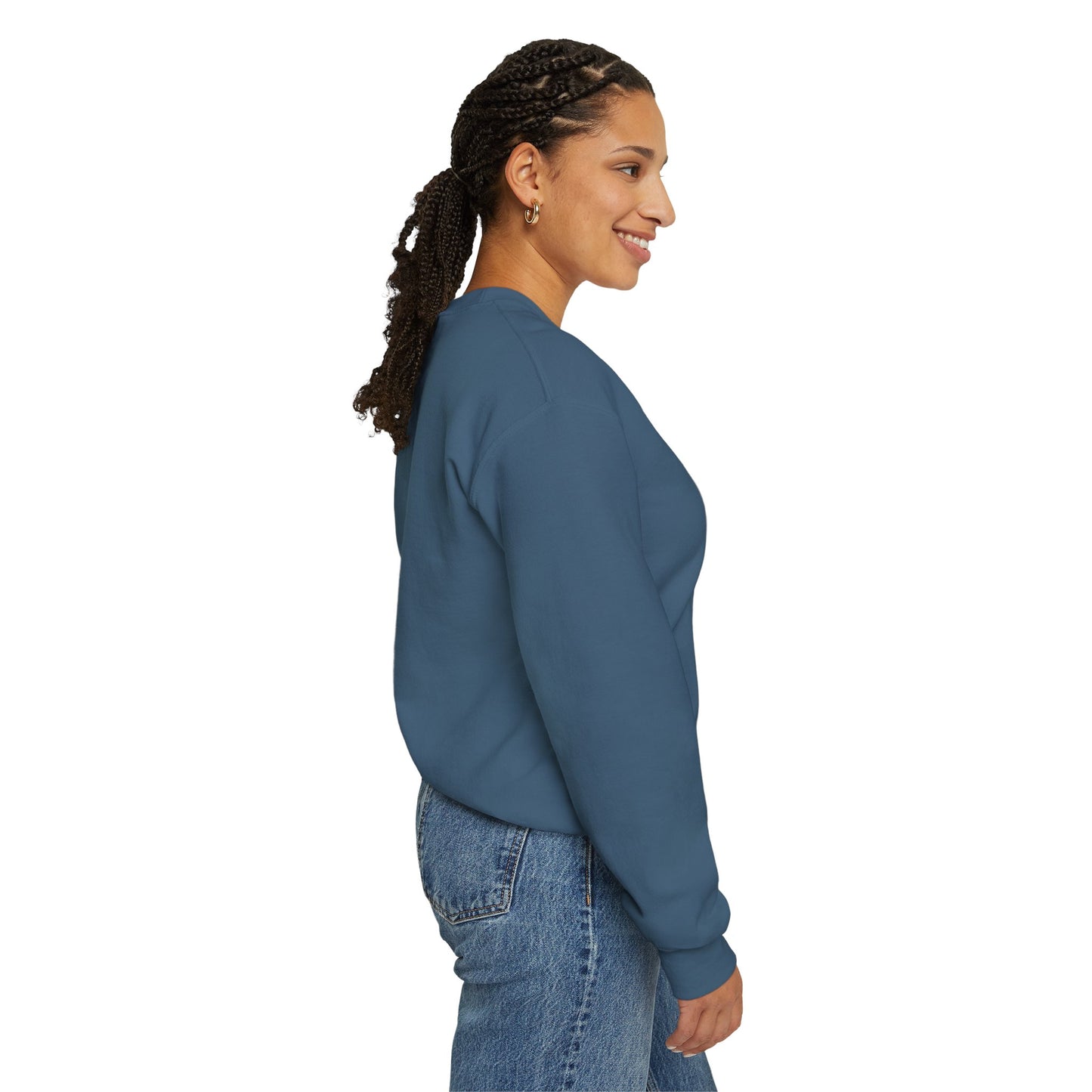 Moose Hot Chocolate Crewneck Sweatshirt by Anndria